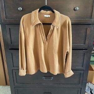 Madewell Collared Sweatshirt